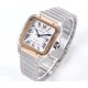 Cartier-Santos De Cartier 2018 Mens XL RG/SS Wht BVF MY9015