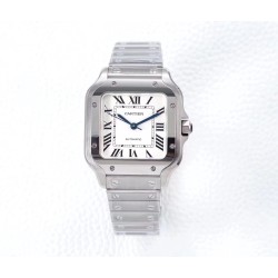 Cartier-Santos De Cartier 35mm SS/SS White Dial BVF MY9039