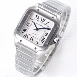 Cartier-Santos De Cartier 35mm SS/SS White Dial BVF MY9039