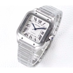Cartier-Santos De Cartier 35mm SS/SS White Dial BVF MY9039