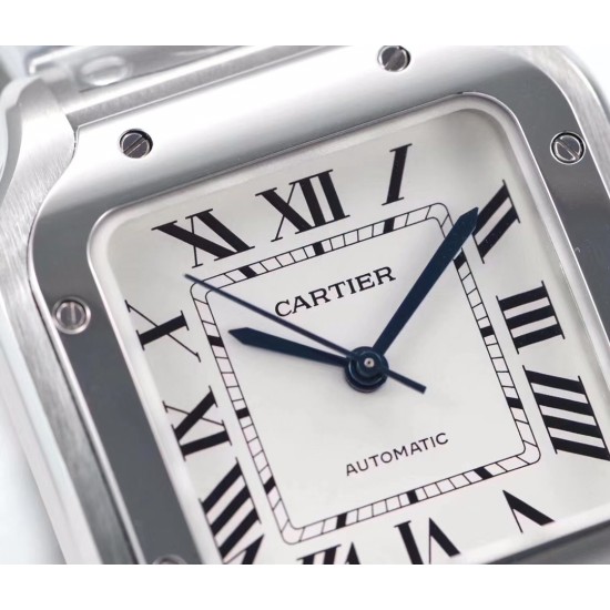 Cartier-Santos De Cartier 35mm SS/SS White Dial BVF MY9039