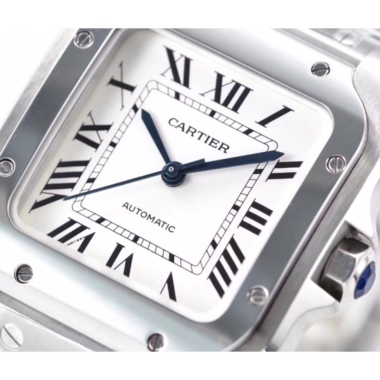 Cartier-Santos De Cartier 35mm SS/SS White Dial BVF MY9039