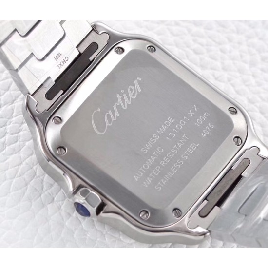 Cartier-Santos De Cartier 35mm SS/SS White Dial BVF MY9039