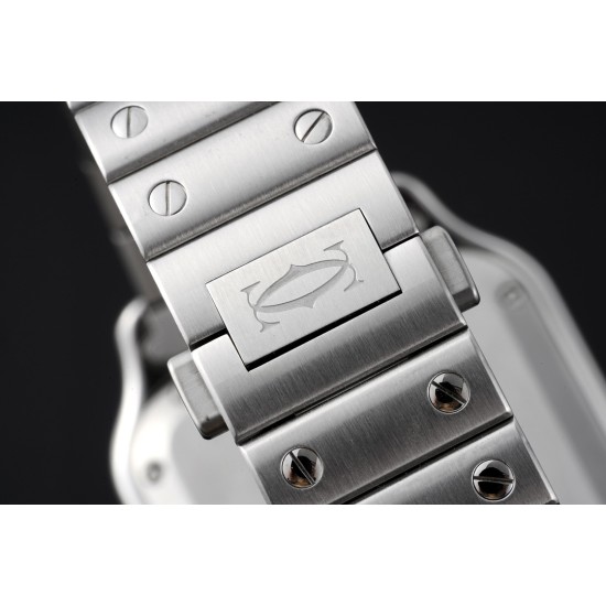 Cartier-Santos De Cartier 35mm Dia SS/SS White Dial BVF MY9015