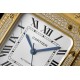 Cartier-Santos De Cartier 35mm Diams YG/YG White Dial BVF MY9019