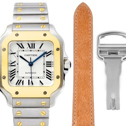 Cartier-Santos De Cartier 35mm YG/SS Wht BVF MY9039