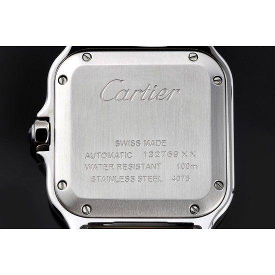 Cartier-Santos De Cartier 35mm YG/SS Wht BVF MY9039