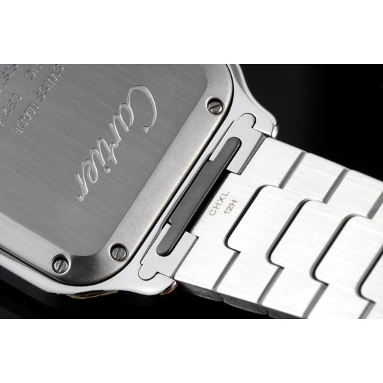 Cartier-Santos De Cartier 35mm YG/SS Wht BVF MY9039