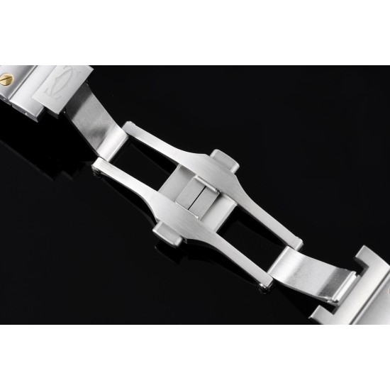 Cartier-Santos De Cartier 35mm YG/SS Wht BVF MY9039