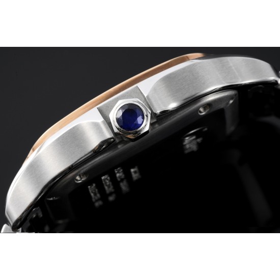 Cartier-Santos De Cartier 35mm RG/SS Wht BVF MY9015