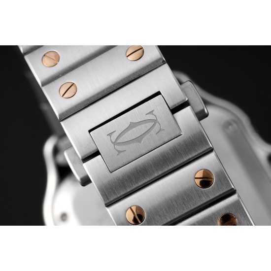 Cartier-Santos De Cartier 35mm RG/SS Wht BVF MY9015