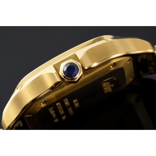 Cartier-Santos De Cartier 35mm YG/YG White Dial BVF MY9015