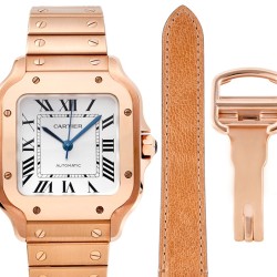 Cartier-Santos De Cartier 35mm RG/RG White Dial BVF MY9015