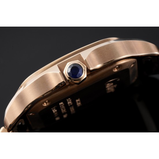 Cartier-Santos De Cartier 35mm RG/RG White Dial BVF MY9015