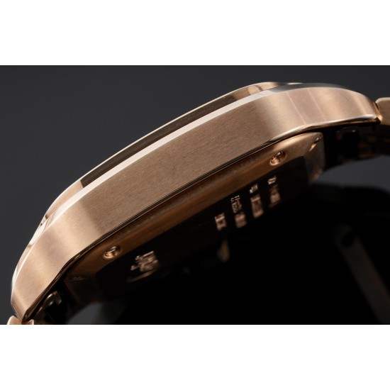 Cartier-Santos De Cartier 35mm RG/RG White Dial BVF MY9015