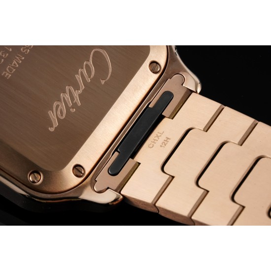 Cartier-Santos De Cartier 35mm RG/RG White Dial BVF MY9015