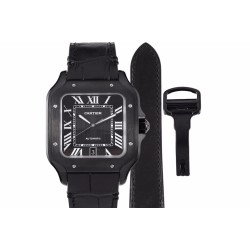 Cartier-Santos De Cartier Mens XL PVD/LE Black BVF 9019