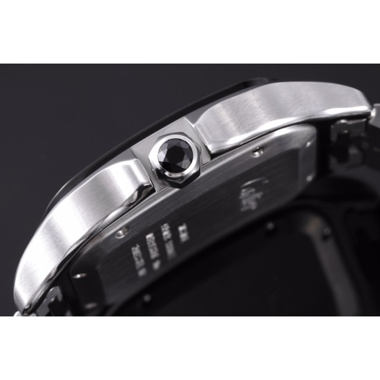 Cartier-Santos De Cartier Mens XL 40mm SS/SS Gray BVF 9019