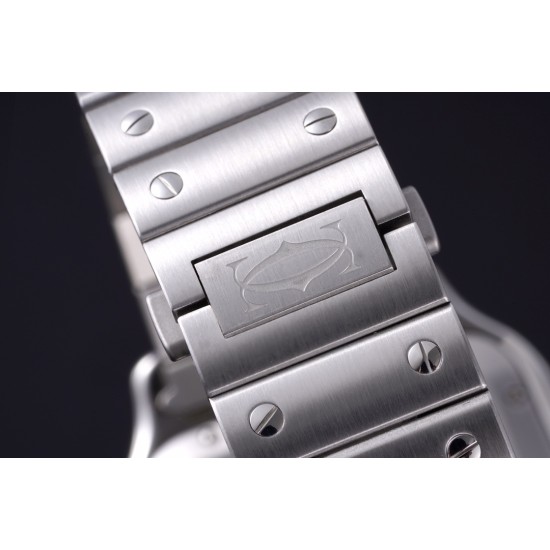 Cartier-Santos De Cartier Mens XL 40mm SS/SS Gray BVF 9019