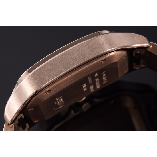 Cartier-Santos De Cartier 2018 Mens XL RG/RG Wht BVF MY9015