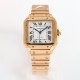 Cartier-Santos De Cartier 35mm RG/RG White Dial GF MY9039