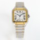 Cartier-Santos De Cartier 35mm YG/SS White Dial GF MY9039