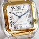 Cartier-Santos De Cartier 35mm YG/SS White Dial GF MY9039