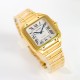 Cartier-Santos De Cartier 35mm YG/YG White Dial GF MY9039
