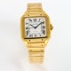 Cartier-Santos De Cartier 35mm YG/YG White Dial GF MY9039