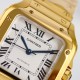 Cartier-Santos De Cartier 35mm YG/YG White Dial GF MY9039
