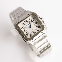 Cartier-Santos De Cartier 2018 Midsize 35mm SS/SS White GF Ult MY9015
