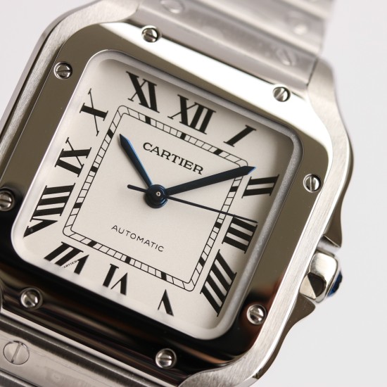 Cartier-Santos De Cartier 2018 Midsize 35mm SS/SS White GF Ult MY9015