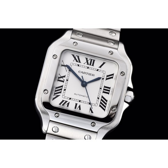 Cartier-Santos De Cartier 2018 Midsize 35mm SS/SS White GF Ult MY9015