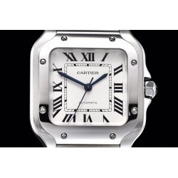 Cartier-Santos De Cartier 2018 Midsize 35mm SS/SS White GF Ult MY9015