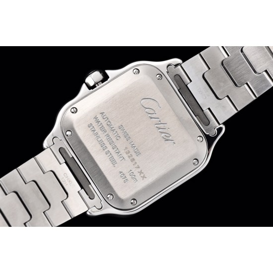Cartier-Santos De Cartier 2018 Midsize 35mm SS/SS White GF Ult MY9015