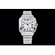 Cartier-Santos De Cartier 2018 Mens XL SS/SS Wht GF Ult MY9015