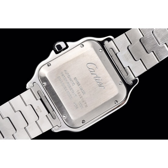 Cartier-Santos De Cartier 2018 Mens XL SS/SS Wht GF Ult MY9015