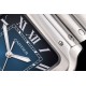 Cartier-Santos De Cartier 2018 Mens XL SS/SS Blue GF MY9015