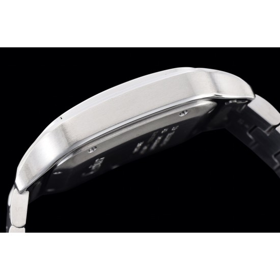 Cartier-Santos De Cartier 2018 Mens XL SS/SS Blue GF MY9015