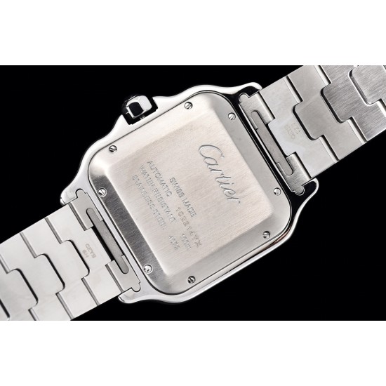 Cartier-Santos De Cartier 2018 Mens XL SS/SS Blue GF MY9015