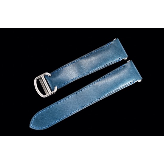 Cartier-Santos De Cartier 2018 Mens XL SS/SS Blue GF MY9015