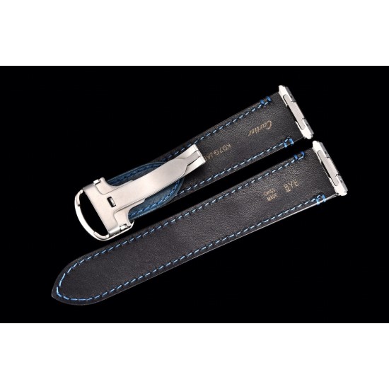 Cartier-Santos De Cartier 2018 Mens XL SS/SS Blue GF MY9015