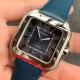 Cartier-Santos De Cartier Mens XL 40MM SS/LE Blue/Rmn GF MY9019