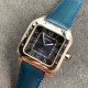 Cartier-Santos De Cartier Mens XL 40MM SS/LE Blue/Rmn GF MY9019