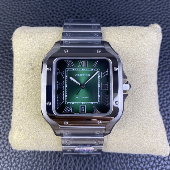 Cartier-Santos De Cartier 40mm XL SS/SS Green Dial BVF MY9019