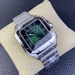 Cartier-Santos De Cartier 40mm XL SS/SS Green Dial BVF MY9019