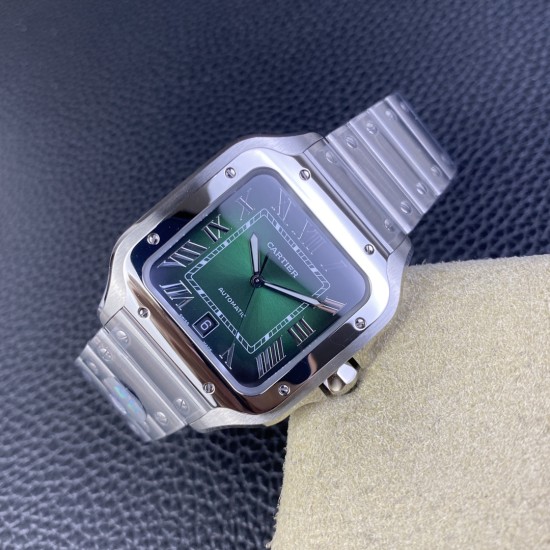 Cartier-Santos De Cartier 40mm XL SS/SS Green Dial BVF MY9019