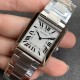 Cartier-Tank Must Small White Dial On SS Bracelet K11F Quartz
