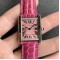 Cartier-Tank Must Small Pink dial On Brown Purple Strap K11F Quartz