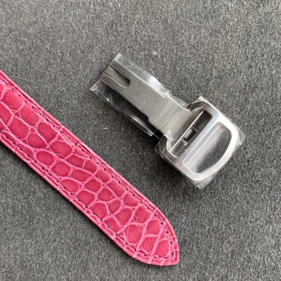 Cartier-Tank Must Small Pink dial On Brown Purple Strap K11F Quartz